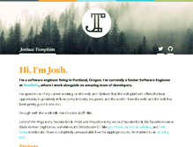 Tablet Screenshot of joshtompkins.com